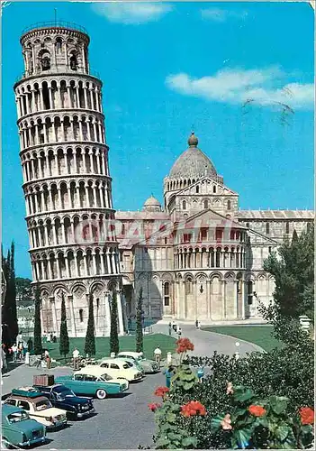 Moderne Karte Pisa Abside de la Cathedrale et Tour penchee