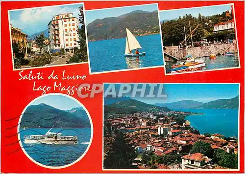 Cartes postales moderne Saluti da Luino Lago Maggiore