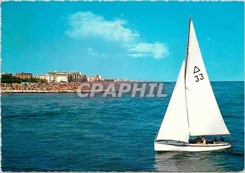 Cartes postales moderne Lido di Jesolo La Plage des bouches du Piave Bateau