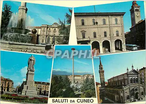 Cartes postales moderne Saluti da Cuneo