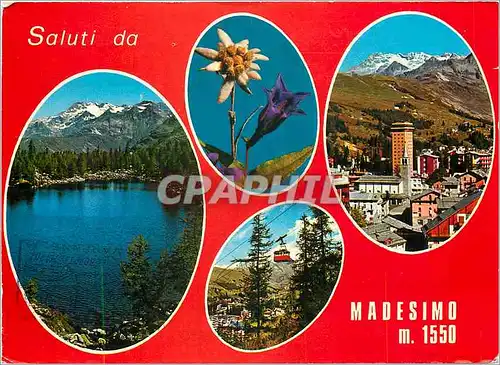 Cartes postales moderne Saluti da madesimo m 1550