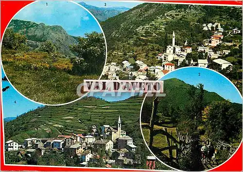 Cartes postales moderne Val d'Aveto M Gropporosse m 1650 Torno m 1100