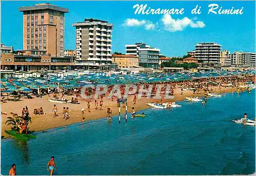 Cartes postales moderne Miramare di Rimini Vue de la mer