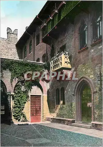 Cartes postales moderne Verona Casa du Guilietta dei Capuleti la Storico balcone