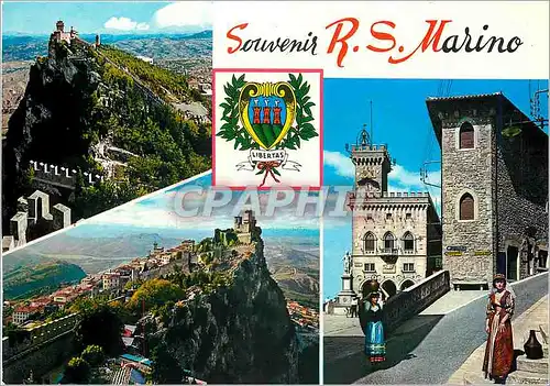 Cartes postales moderne Souvenir R S Marino