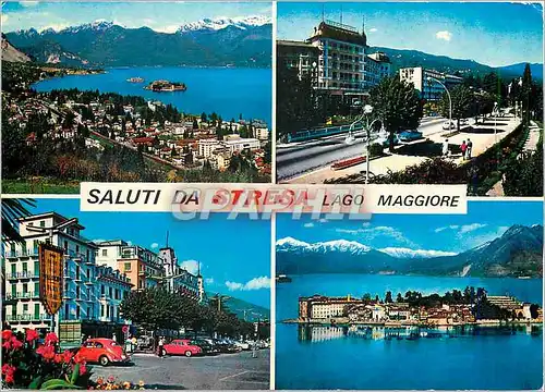 Cartes postales moderne Saluti da Stresa Lago maggiore