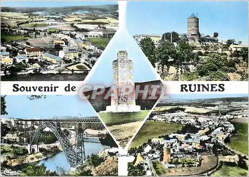 Cartes postales moderne Souvenir de Ruines (Cantal)
