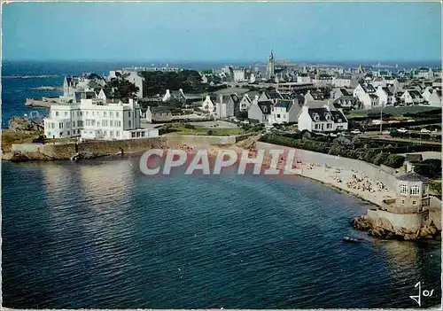Moderne Karte La Bretagne en Couleurs Roscoff (Finistere) Rockroum et la Plage