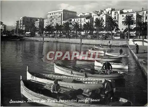 Cartes postales moderne Sanremo Riviera dei Fiori Preparativi per la Pesca