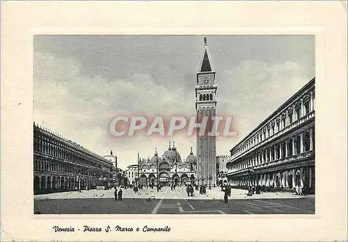 Cartes postales moderne Venezia Piazza S marco e Campanile