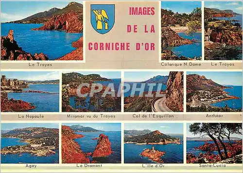 Cartes postales moderne Images de la Corniche d'Or Le Trayas Calanque N D