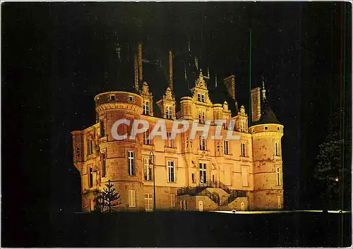 Cartes postales moderne Station thermaele Bagnoles de l'Orne (Orne) Tesse la Madeleine le Chateau illumine