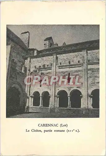 Cartes postales moderne Carennac Le cloitre partie romane