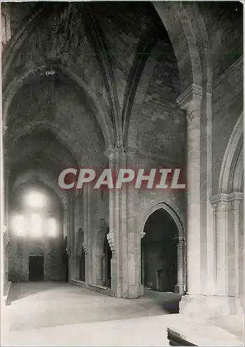 Cartes postales moderne La Roque d'Antheron (B du R) Abbaye de Silvacane (XIIe s) Eglise Nef(Axe E O)