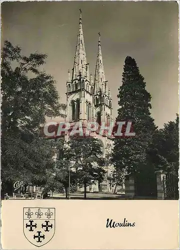 Cartes postales moderne Moulins la Cathedrale