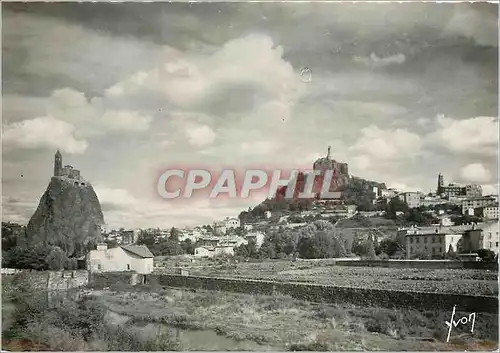 Moderne Karte Le Puy (Hte Loire) Rochers St Michel d'Aiguilhe