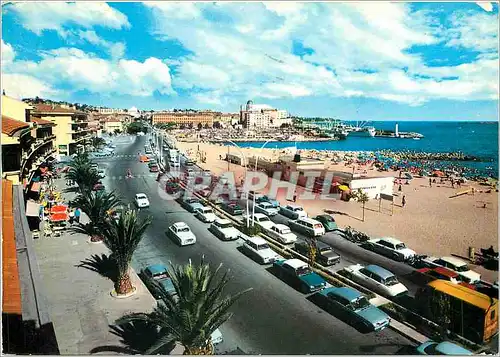 Moderne Karte La Cote d'Azur Frejus Plage (Var) Le Boulevard de la Liberation