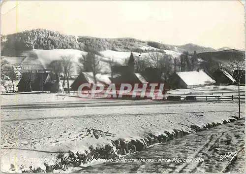 Moderne Karte Le Hameau d'Andreveires et le Moucherolle Autrans