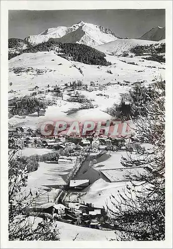 Cartes postales moderne Megeve et le Mt Blanc