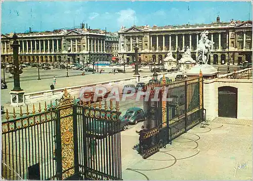 Moderne Karte Couleurs et Lumiere de France Paris Place de la Concorde Les Hotel de Gabriel