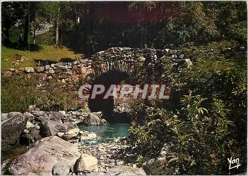 Cartes postales moderne Nos Belles Pyrenees Heas Le Pont tres ancien sur le chemin de la chapelle d'Heas