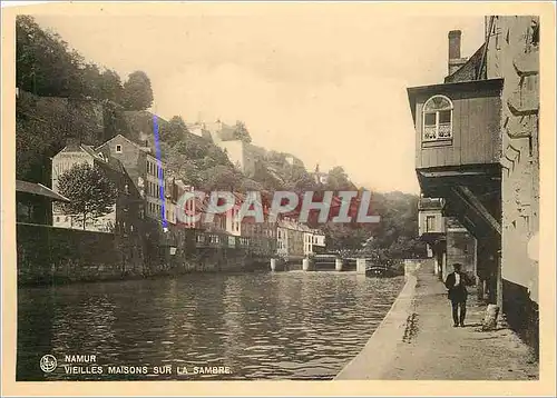 Moderne Karte Namur Vieilles Maisons sur la Sambre