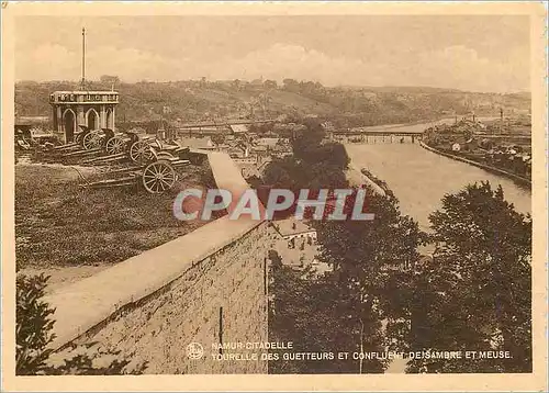 Cartes postales moderne Namur Citadelle Tourelle des Guetteurs et Conflent de Ssambre et meuse