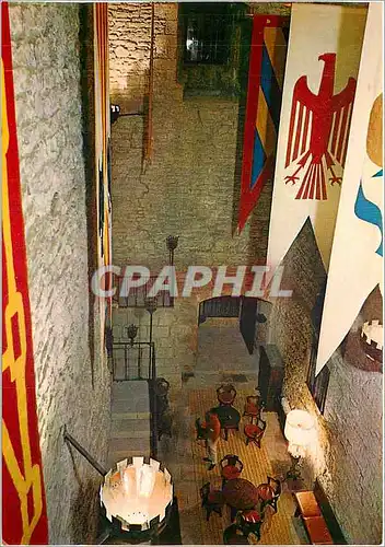 Moderne Karte Parador de Turismi El Emperador Fuenterrabia Vue partielle des 1er 2eme etage