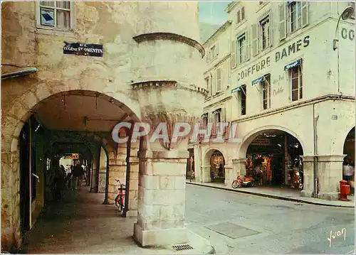 Moderne Karte Couleurs et Lumiere de France la Rochelle (Charente Mme) La rue du Palais Coiffure Dames