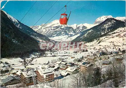 Cartes postales moderne Chatel (Hte Sav) Le Telepherique de Super Chatel le Mont Chauffe et le Cornettes de Bise