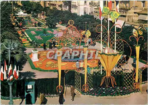 Cartes postales moderne La Cote d'Azur Menton Fetes du Citron le Grands jardins decores