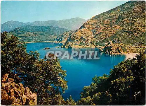 Cartes postales moderne Couleurs et Lumiere de France La Corse oasis de Beaute Porto le fond du Golfr un des plus beaux