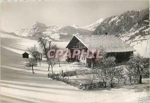 Cartes postales moderne Les Beaux Paysages de France L'Hiver dans les Alpes