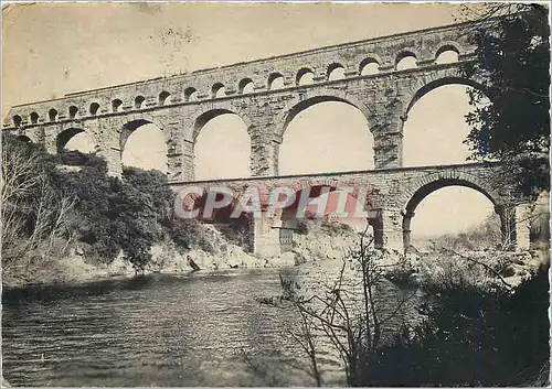 Cartes postales moderne Pont du Gard laquedoc romain