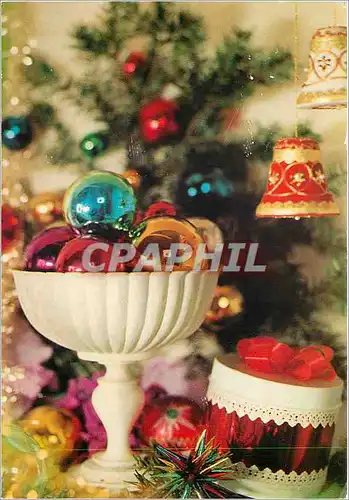 Cartes postales moderne Boules de Noel