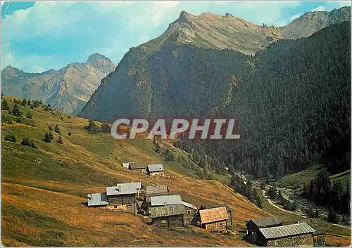 Moderne Karte Ceillac en Queyras (Hautes Alpes) Alt 1640 m les Chalmettes