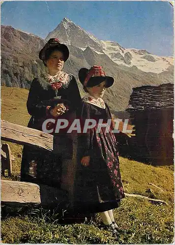 Moderne Karte Filletes d'Evolen (Valais Suisse)