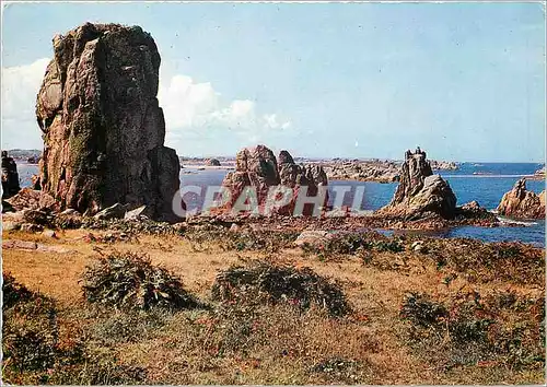 Moderne Karte La Bretagne Plougastel Les Rocher