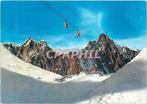 Cartes postales moderne Courmayeur Les tenebennes sur la Vallee blanche M Blanc du Tacul e M Maudit