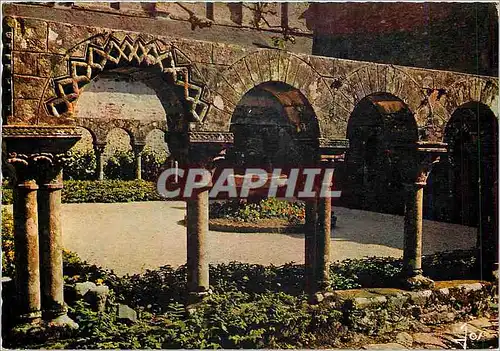 Cartes postales moderne La Bretagne en couleurs Daoulas (Finistere) Les arcades du cloitre du 12 e s