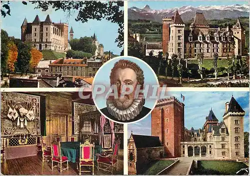 Cartes postales moderne Pau Souvenir du Chateau Henri IV