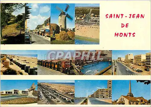 Moderne Karte Saint Jean de Monts (Vendee)