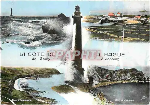 Moderne Karte Souvenir de La Hague de Goury a Jobourg