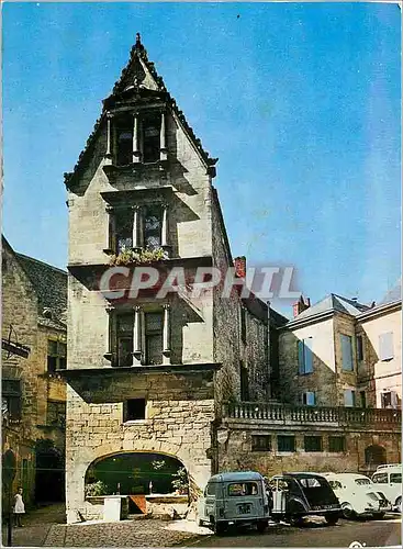 Moderne Karte Sarlat (Dordogne) L'Hotel de Malleville (S I de Sarlat)