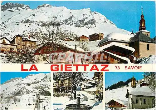 Moderne Karte La Giettaz (Savoie) Sports d'Hiver