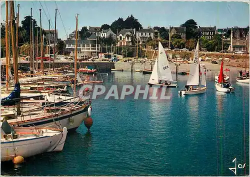 Cartes postales moderne La Bretagne en couleurs la Trinite sur Mer (Morbihan) Le bassin des Yachis et le Club House