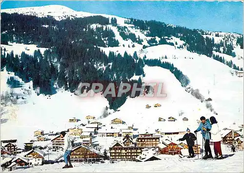 Cartes postales moderne Les Gets (Hte Savoie) Alt 1172 m Les Hotels a l'arrivee des Pistes