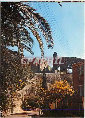 Cartes postales moderne Lumiere et Beaute de la Cote d'Azur Bormes les Mimosas la chapelle