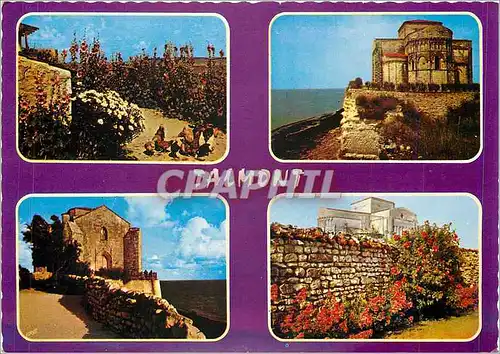 Cartes postales moderne Cote de Beaute Talmont (Ch Mme) Un coin Pittoresque L'Eglise Une vieille rue Fleurie