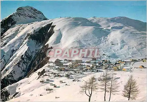 Cartes postales moderne Les deux Alpes Dauphine (1650 m) en descendant la piste du Diable la Station Sud les pistes du s
